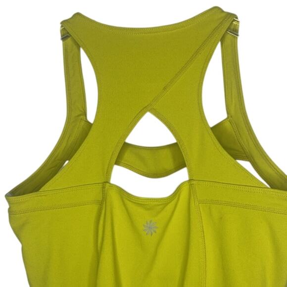 Athleta Lime Green T-Back with Keyhole Athletic Tank Top size Small - Picture 6 of 9